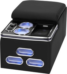 Upgrade Car Universal Center Console Armrest Organizer with Inductive Charging
