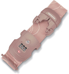 3-Dial Combination Lock, TSA Approved Travel Lock, Dusty Rose