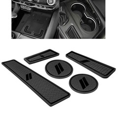 SENSHINE for Dodge Durango Accessories 2021 2022 2023 2024 2025 5PCS, Black
