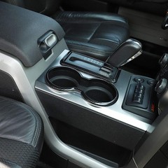 Voodonala for 2009-2014 Ford F150 ABS Carbon Fiber Cup Holder fiber