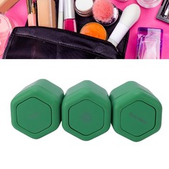 3pcs 40ml Hexagonal Magnetic Toiletry Containers Portable for Travel Storage