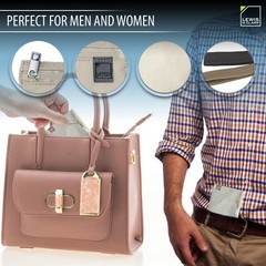 RFID Blocking Money Belt Travel Pouch + Credit Card, ID, Passport Holder for Wom