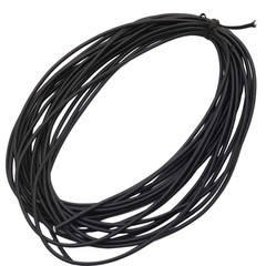 EKEV 1/8″ × 25 ft Elastic Shock Cord Bungee Ropes – 1/8 in × 25 ft, Black