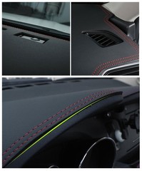1PCS PU leather Dashboard Dash Mat Non-slip DashMat Shade Pad For GR Yaris 2021+