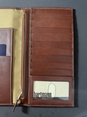 Hartmann Zip Around Passport Pocket Travel Case