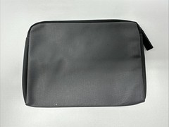 Tumi for Delta Airlines Small Travel Storage Gray Bag Zipper Pouch Toiletries