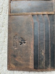Visconti Leather Passport Cover Holder Sleeve & Card Holder Brown