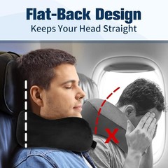 Almohada El Cuello La Cabeza De Espuma Viscoelástica Para Avión Y Viaje Automóvi