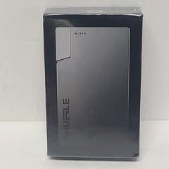 Shuffle Card Wallet 1.0 GUNMETAL Model 101 6 Cards Aluminum