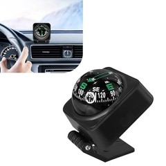 Upgraded Car Compass,2.6×2.2×2.1 Car Compass Dashboard with Adjustable 1pcs