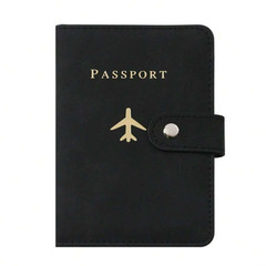PU Leather Passport Holder RFID Blocking Travel Wallet ID Card Organizer Cover