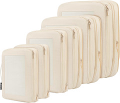 4 Set/6 Set/8 Set Compression Packing Cubes Travel Accessories Expandable Packin