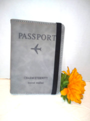 RFID Blocking Charm Eternity Passport Cover Travel Wallet