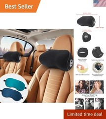 2 Pack – Car Headrest Pillow for Neck Support, 100% Memory Foam Car Neck Pill…