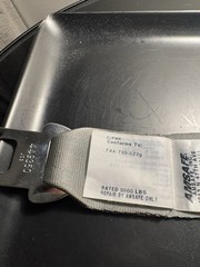 Airplane Seat Belt Extender Adjustable Extension Black Unisex All Airlines