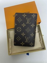 LOUIS VUITTON Monogram Passport Cover Brown