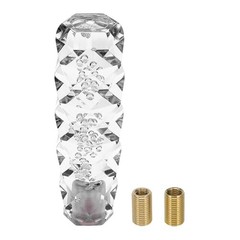 Universal Car Shift Knob 15cm White for Automatic and Manual Gear Shift