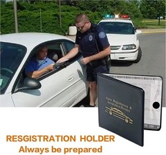 Essential 2-Piece Black Document Holder Set – Ideal for Cars & Motorcycles