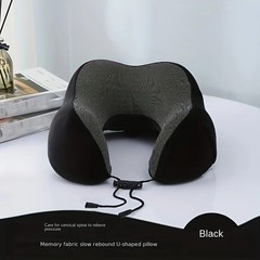 Travel Neck Pillow U-Shaped Slow Rebound Headrest Support Nap Airplane Pillow