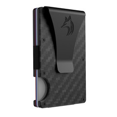 TRAVELINGO Slim RFID Blocking Wallet 4.13 x 3.35 x 0.6 inches, Carbon Fiber