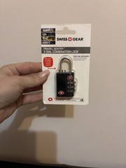 NEW Swiss Gear Travel Sentry 3 Dial Combination Lock TSA Accepted-Luggage & Bags