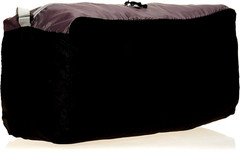 18” Packable Duffel with Neoprene Zip Pouch, Black/Gray, One Size