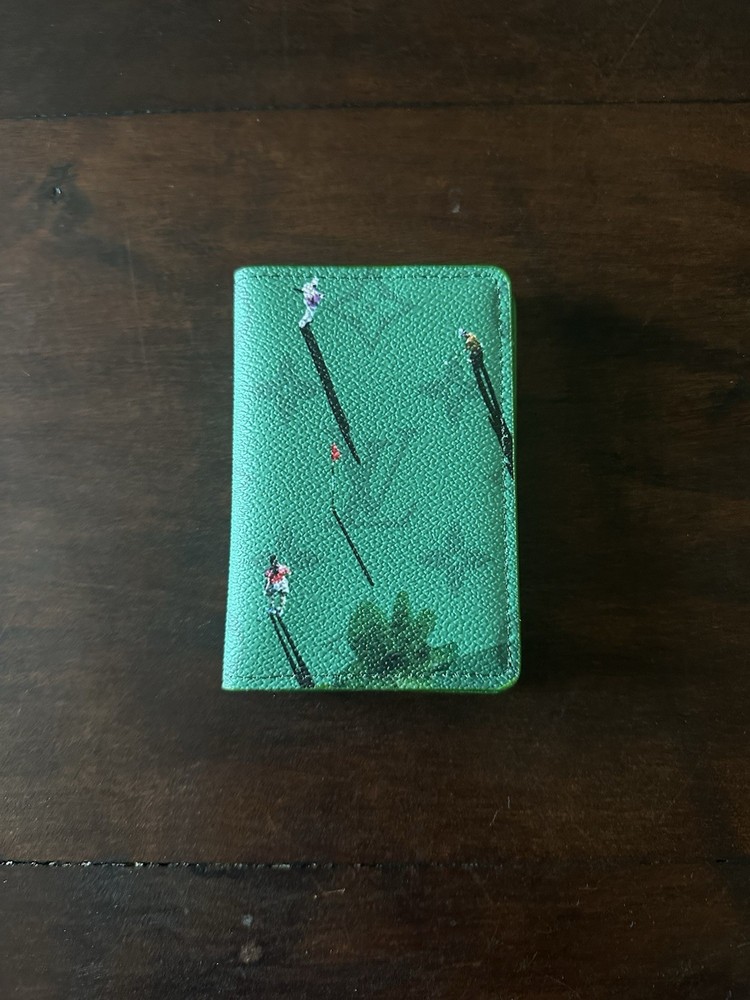 Green Seasonal Passport Holder