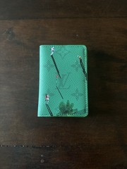 Green Seasonal Passport Holder