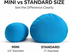 Travel Fanatics Mini Microbead Pillow – 3.5″X8″ Small Neck Pillow for Travel, Ai