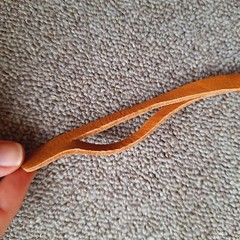 Wanderers Tan Brown Name Travel Tag Address ID genuine Soft Leather Holiday