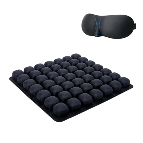 Inflatable Travel Airplane Seat Cushion, Press-to-Inflate Pressure Seat