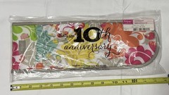 Thirty-One 10th Anniversary Flat Iron Bag Floral Pattern