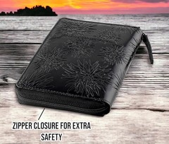 Unisex RFID Blocking Travel Wallet – Full Grain Leather for Stress-Free Journeys