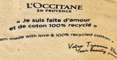 Authentic L’Occitane Limited Edition Paris Olympics Cosmetic Bag Eiffel Tower