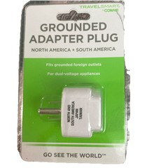 Grounded Adapter Plug Conair For North & South America, Japan, Taiwan, Thailand