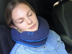 BCOZZY Neck Pillow for Travel Provides Double Support to The Head, Neck, and …