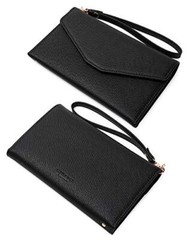 Passport Holder Wallet for Women, RFID Blocking Passport Case with Wrist Strap