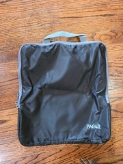 Bagail 4 Set Compression Packing Cubes Travel Accessories Expandable Black