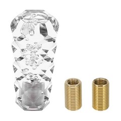 Car Shift Knob Universal for Automatic and Manual Vehicle Gear Shift 10cm White