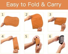 SUNYAO Ultralight Inflatable Camping 1 Count (Pack of 1), Light Orange