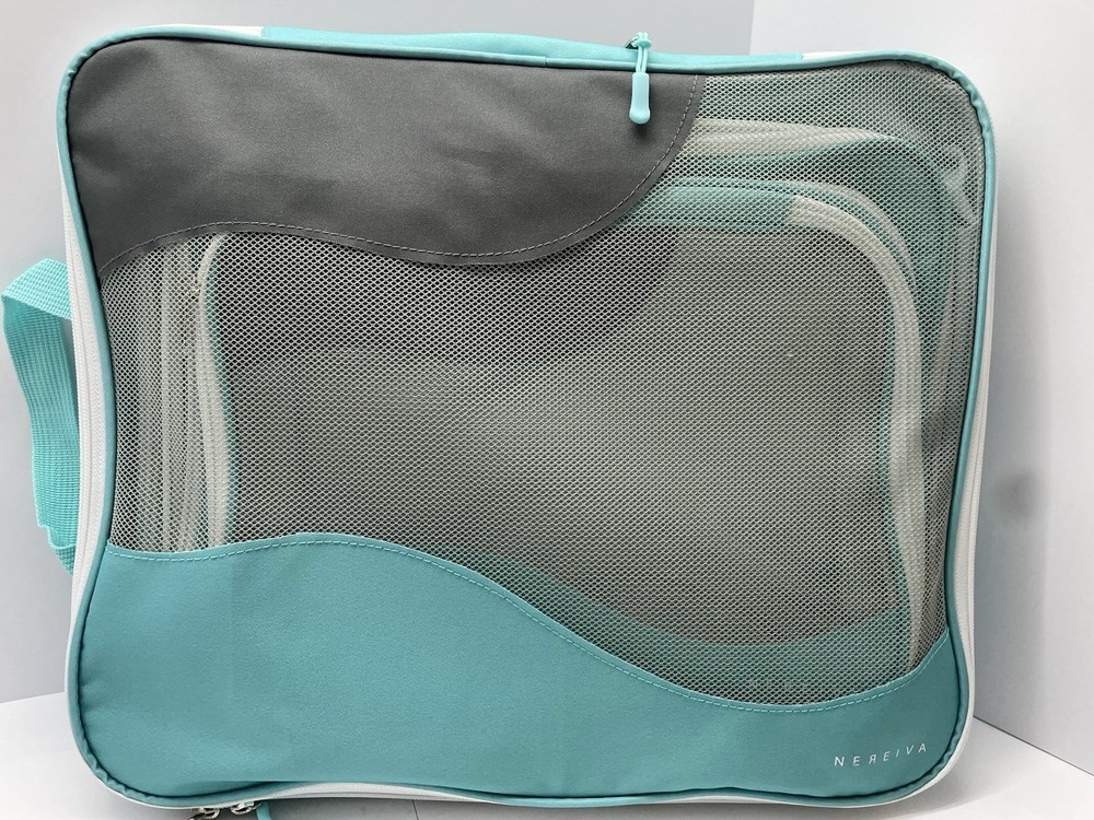 Compression Packing Cubes 4-Pack for Travel, Large Organizers, Tropical Style