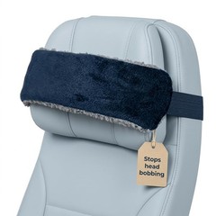 SeatSleeper Travel Pillow One size fits all – adjustable, Grey & Black