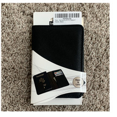Samsonite Black RFID Passport Wallet Organizer with Credit Card NEW!