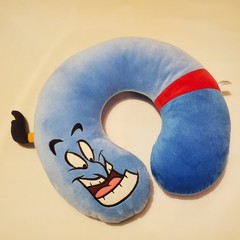 Disney TOKYO Resort Aladdin Genie Plush Neck Pillow Travel Pillow Soft Cushion