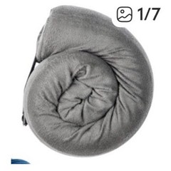 Dot Dot Travel Memory Foam Pillow Neck Travel Roll Gray New