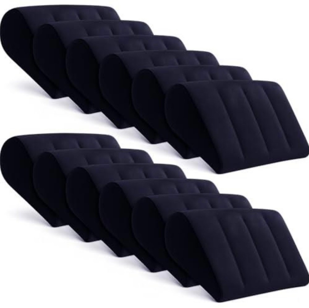 Geelin 12pc Inflatable Body Positioning Pillow Set Travel Sleep Dark Blue