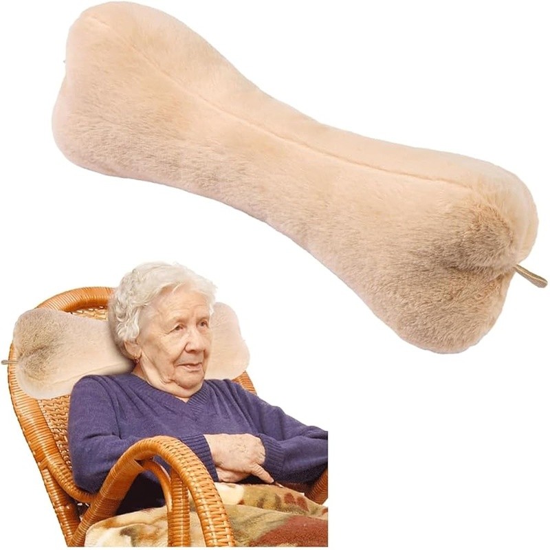 Adjustable Neck Support Pillow Recliner Headrest Lumbar Cushion Travel Armrest