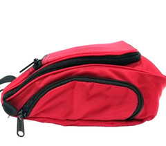 LL Bean Toiletry Bag Unisex Red Makeup Case Travel Personal Organizer Hangable