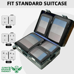 4 Set/6 Set/8 Set Compression Packing Cubes Travel Accessories