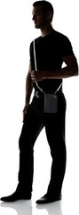 RFID Safe Black Passport Wallet – Stylish Compact Design with Zipper Closure